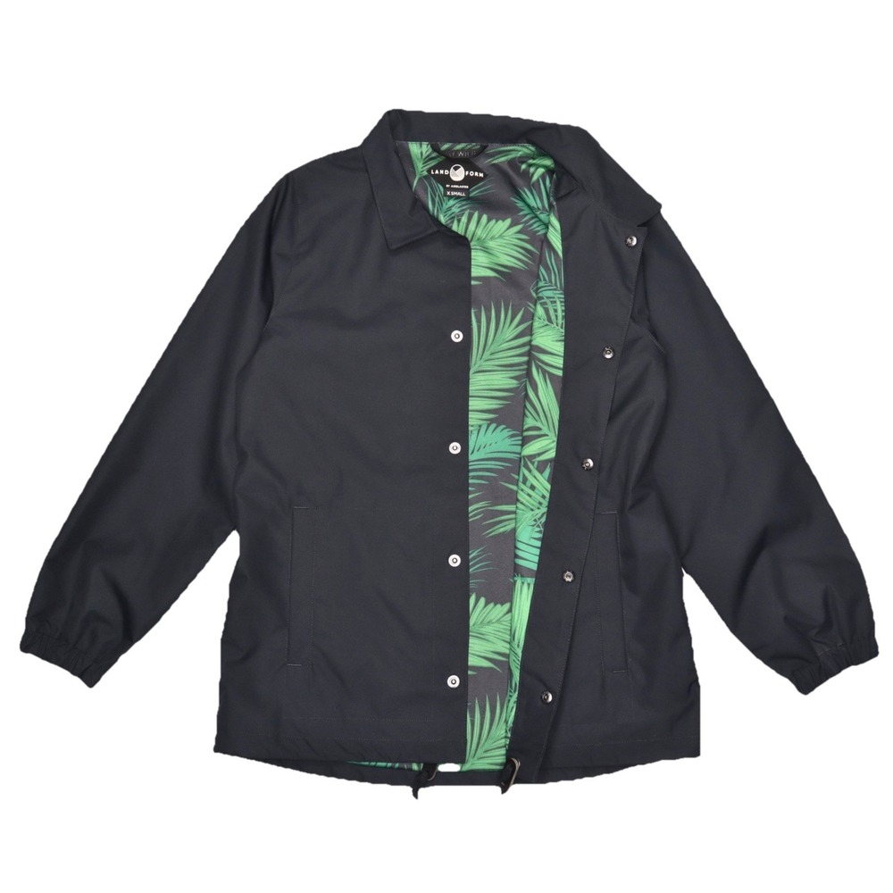 Landform by Airbluster Lined Hawaiin Jacket Snow Waterproof Black Mens Size XS